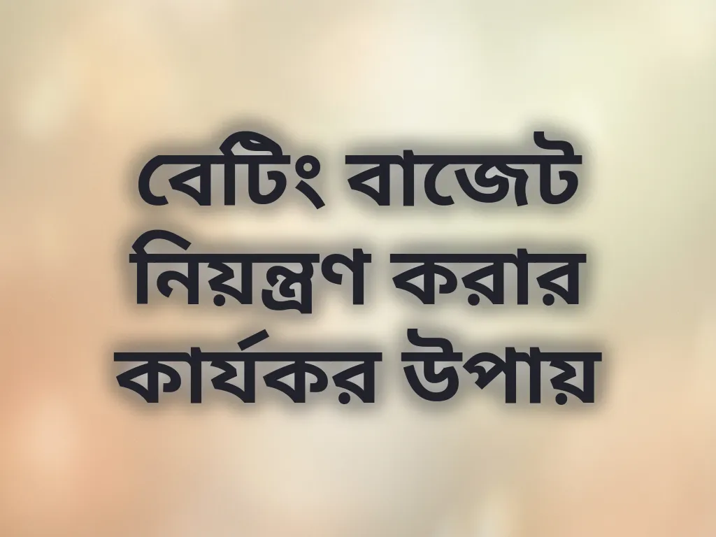 বাজেট টিপস